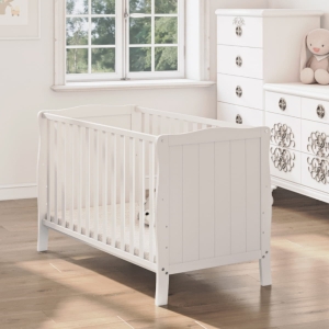 Łóżeczko Mavi z materacem z stylu skandynawskim