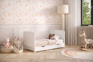 Łóżeczko- tapczanik Leo z szufladą