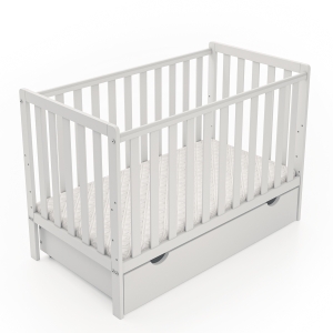 Drewniane łóżeczko dziecięce 60x120 ze szczebelkami