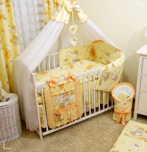 Uniwersalny komplet niemowlęcej pościeli dla chłopczyka lub dziewczynki