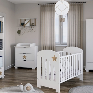 ZiZi Łóżeczko dziecięce z pojemną komodą z przewijakiem dla dzieci