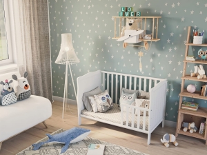 Łóżko dla dzieci z dodatkową barierką do przekształcenia - kolekcja Mavi